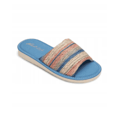 Kapcie damskie Natural Style NS-034 Niebieskie