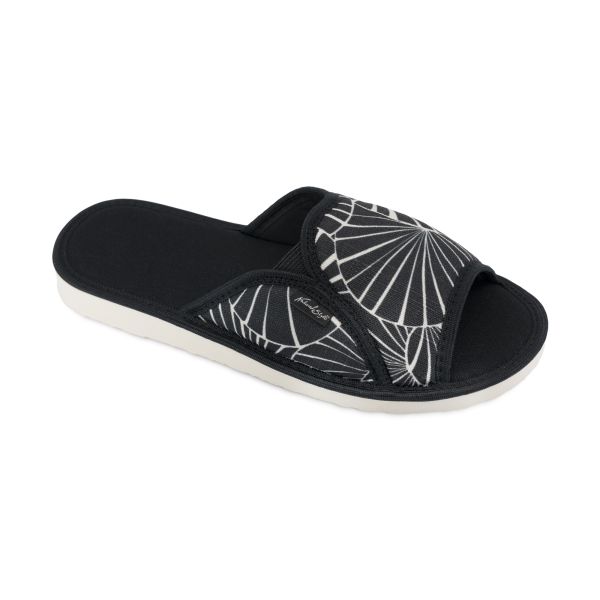 Pantofle damskie Natural Style NS-008 – kapcie domowe bawełniane, lekkie i wygodne klapki na lato