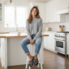 Pantofle damskie Natural Style NS-008 – kapcie domowe bawełniane, lekkie i wygodne klapki na lato