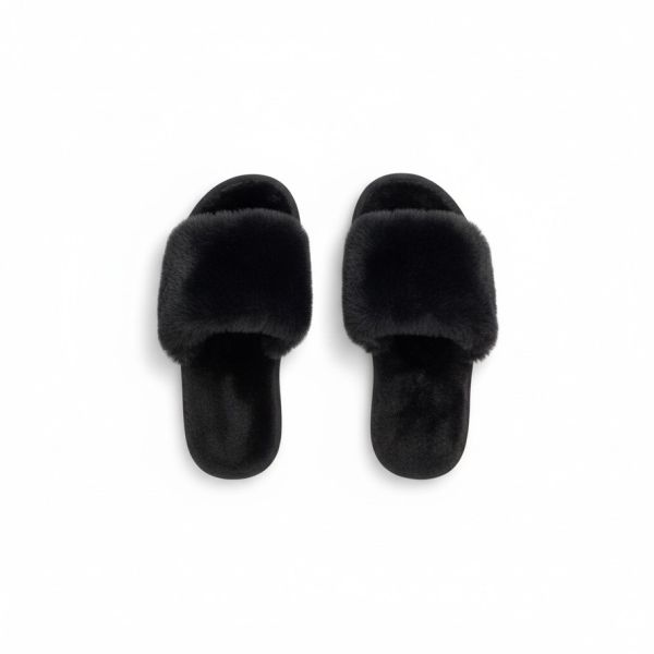 Pantofle damskie Natural Style NS-270 ocieplane futerkiem – ciepłe kapcie domowe EVA KOMFORT